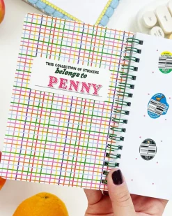 Pipsticks Fruit Sticker Journal Book^ Stickers + Tape