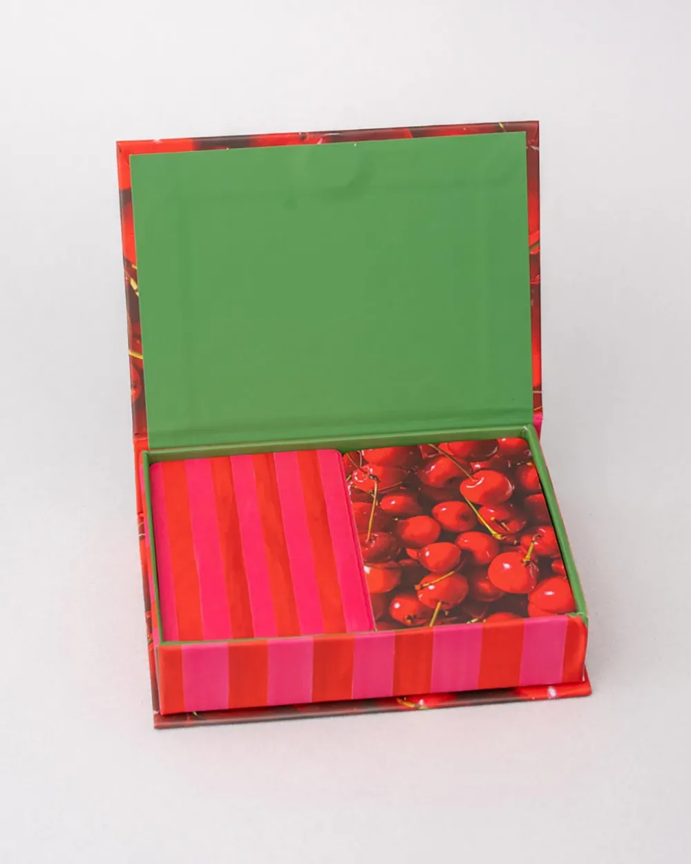 ban.do Game Night! Double Deck Playing Cards - Cherry Stripe^ Games + Activities