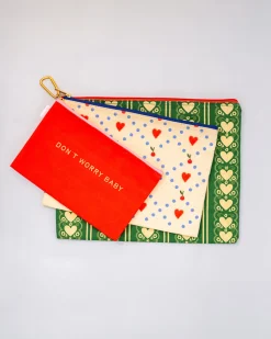 ban.do Getaway Carryall Trio - Don't Worry Baby^ Travel Accessories