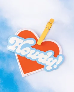 ban.do Getaway Shaped Luggage Tag - Howdy!^ Travel Accessories