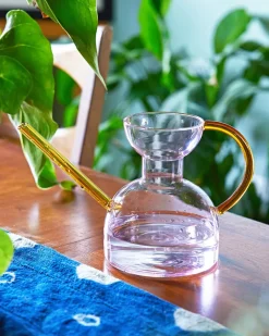 Modern Sprout Glass Watering Can - Pink^ Outdoor|Home + Décor
