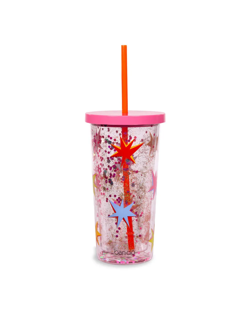ban.do Glitter Bomb Sip Sip Tumbler with Straw - Starburst^ Kitchen + Bar