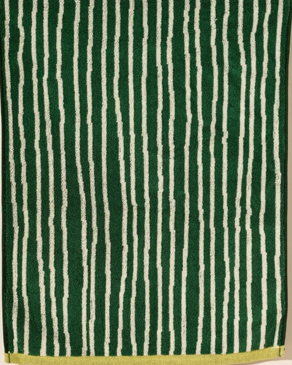 One & Only Paper Grass and Cream Stripes Terry Cloth Kitchen Towel^ Kitchen + Bar