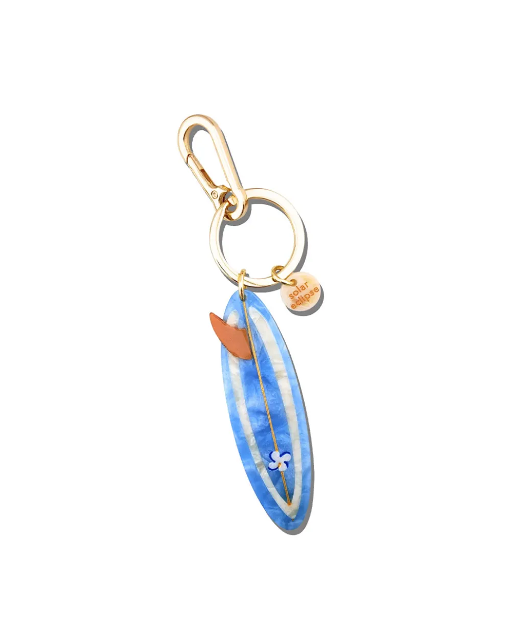 Solar Eclipse Hand-painted Surf Boards Bag Charm^ Travel Accessories