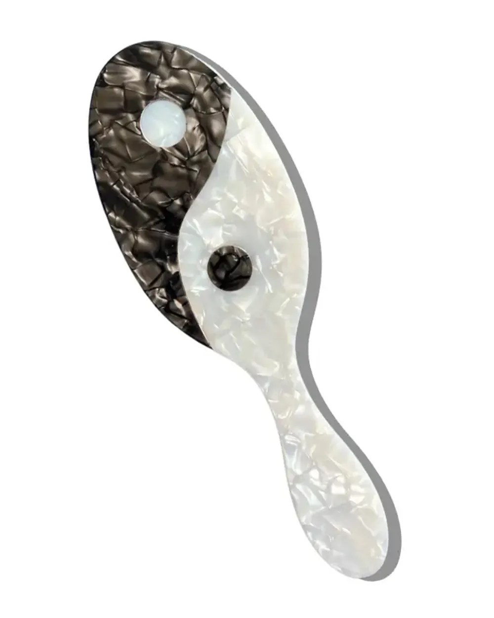 Solar Eclipse Hand-Painted Yin Yang Hair Brush^ Bath + Body