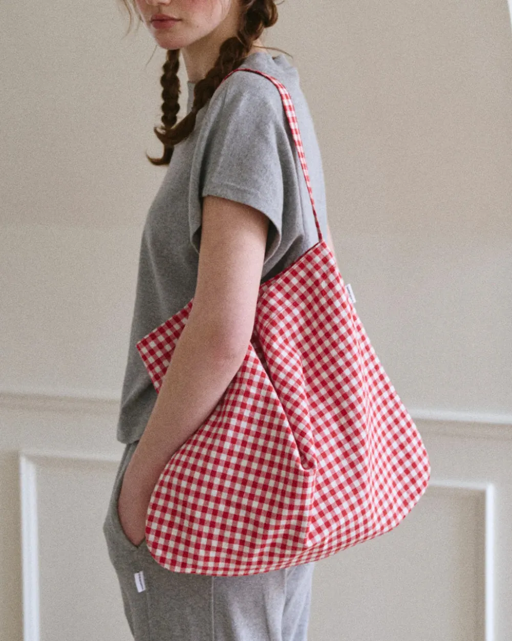 Le Bon Shoppe Happy Carry Bag - Red Gingham^ Bags
