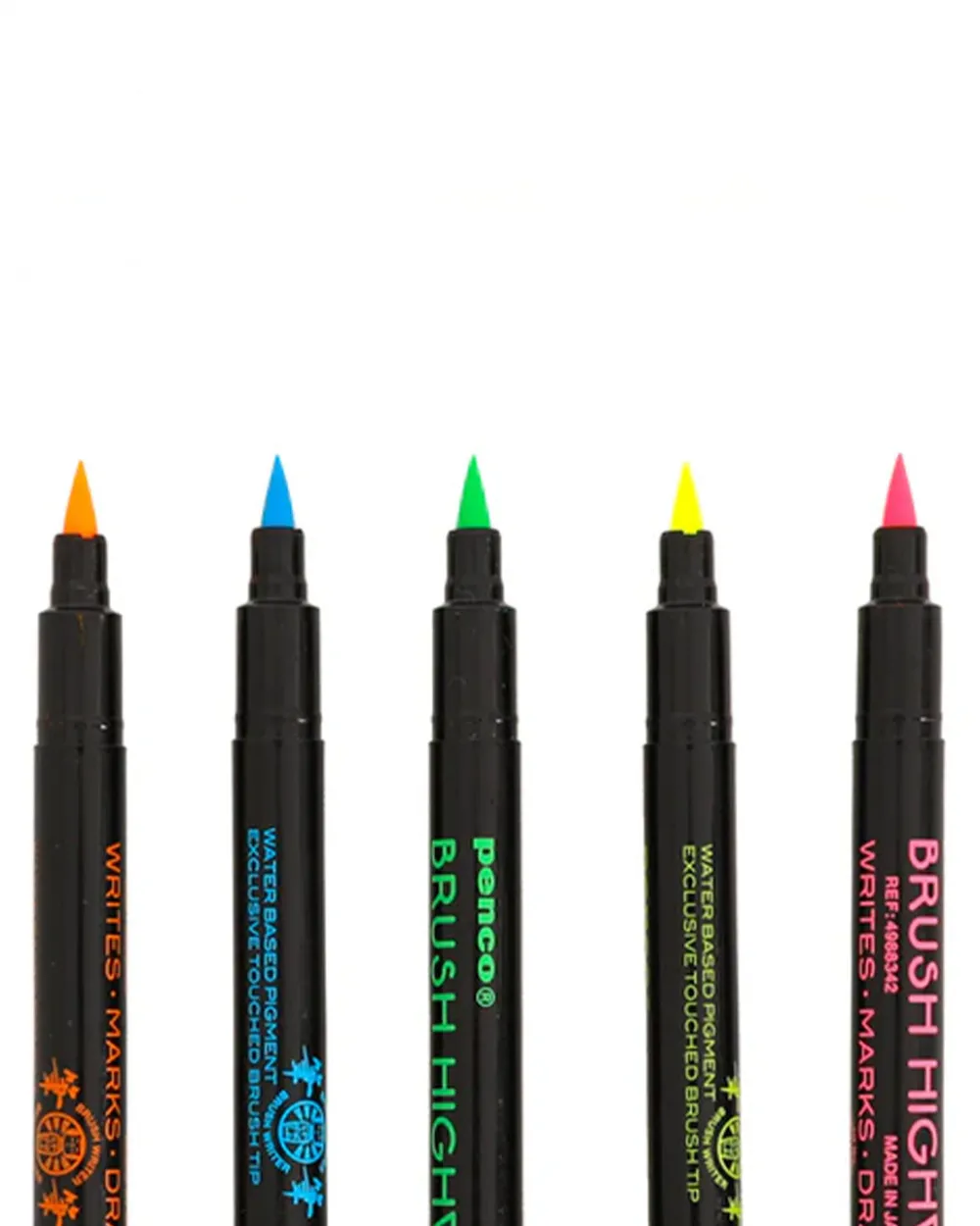 Hightide Highlighter Brush Pen Set^ Writing Supplies