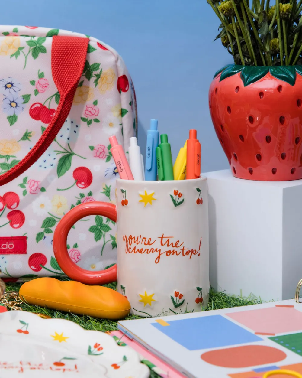 ban.do Hot Stuff Ceramic Mug - Cherry on Top^ Kitchen + Bar
