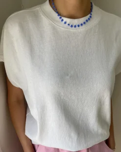 Le Bon Shoppe Jeanne Tee - White Cotton^ Tees + Sweatshirts