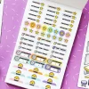 Pipsticks Kawaii Planner Sticker Pad^ Stickers + Tape