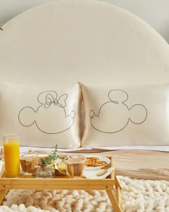 Kitsch x Mickey and Minnie Satin Pillowcase - Mrs. Mouse^ Home + Décor