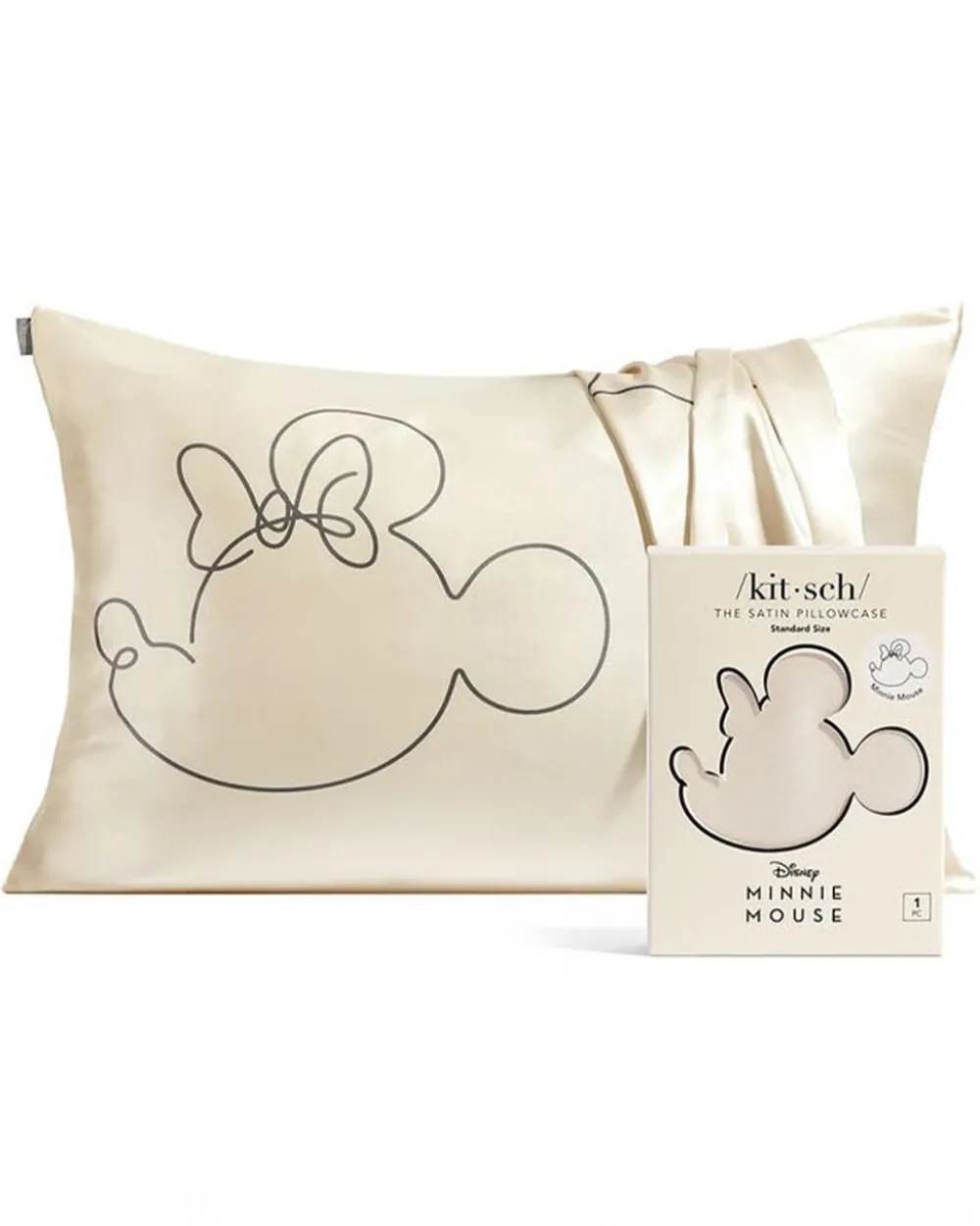 Kitsch x Mickey and Minnie Satin Pillowcase - Mrs. Mouse^ Home + Décor