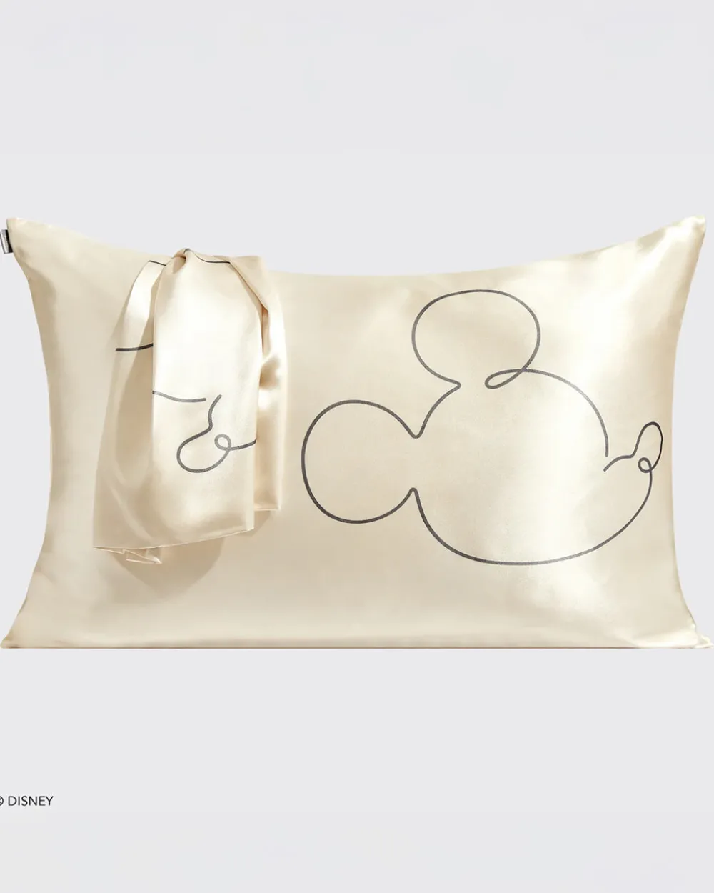 Kitsch x Mickey and Minnie Satin Pillowcase - Mr. Mouse^ Home + Décor
