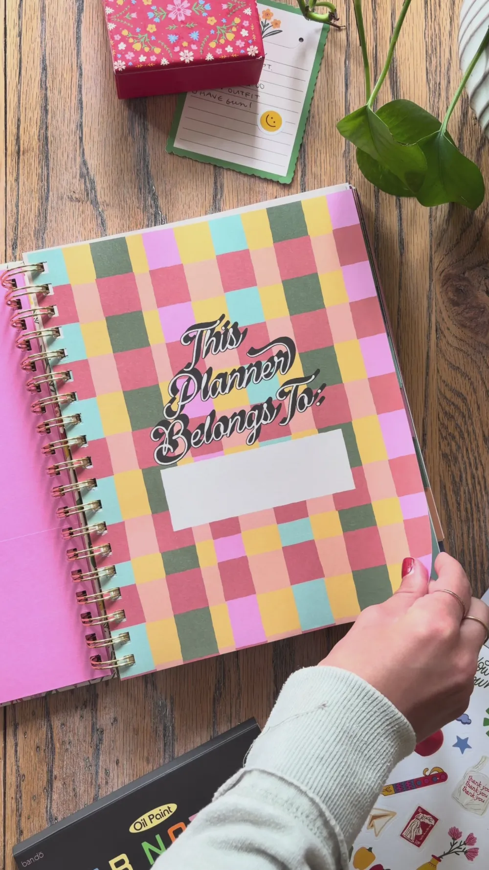 ban.do Large 17-Month Academic Planner - Good Things Ahead^ Planners + Calendars