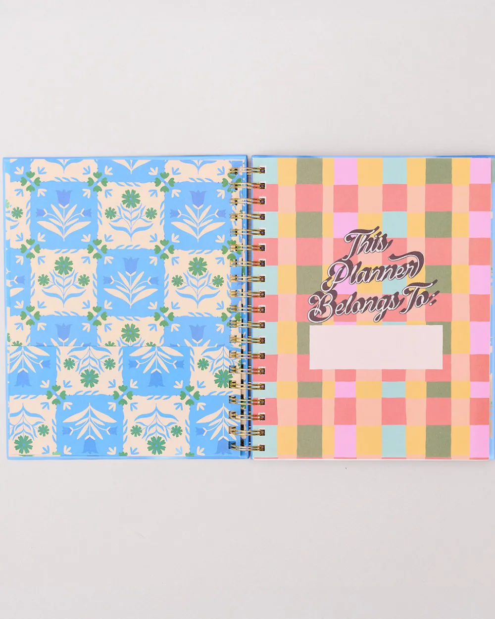ban.do Large 17-Month Academic Planner - White Floral^ Planners + Calendars