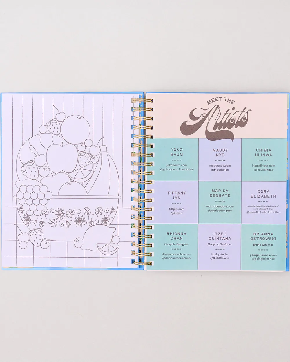 ban.do Large 17-Month Academic Planner - White Floral^ Planners + Calendars