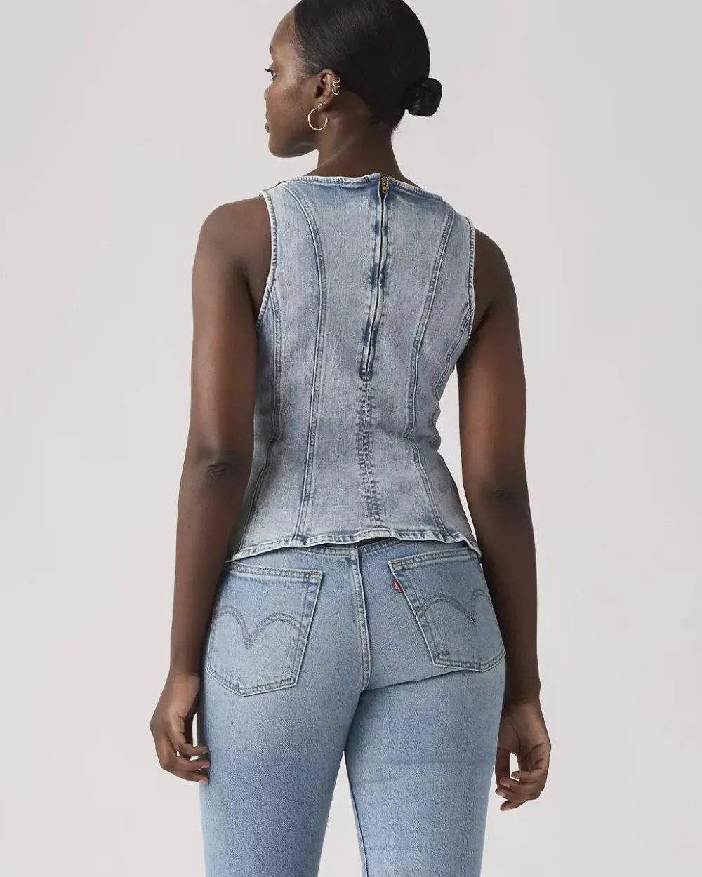 Levi's Leighton Peplum Top - The Dust Stone^ Tops
