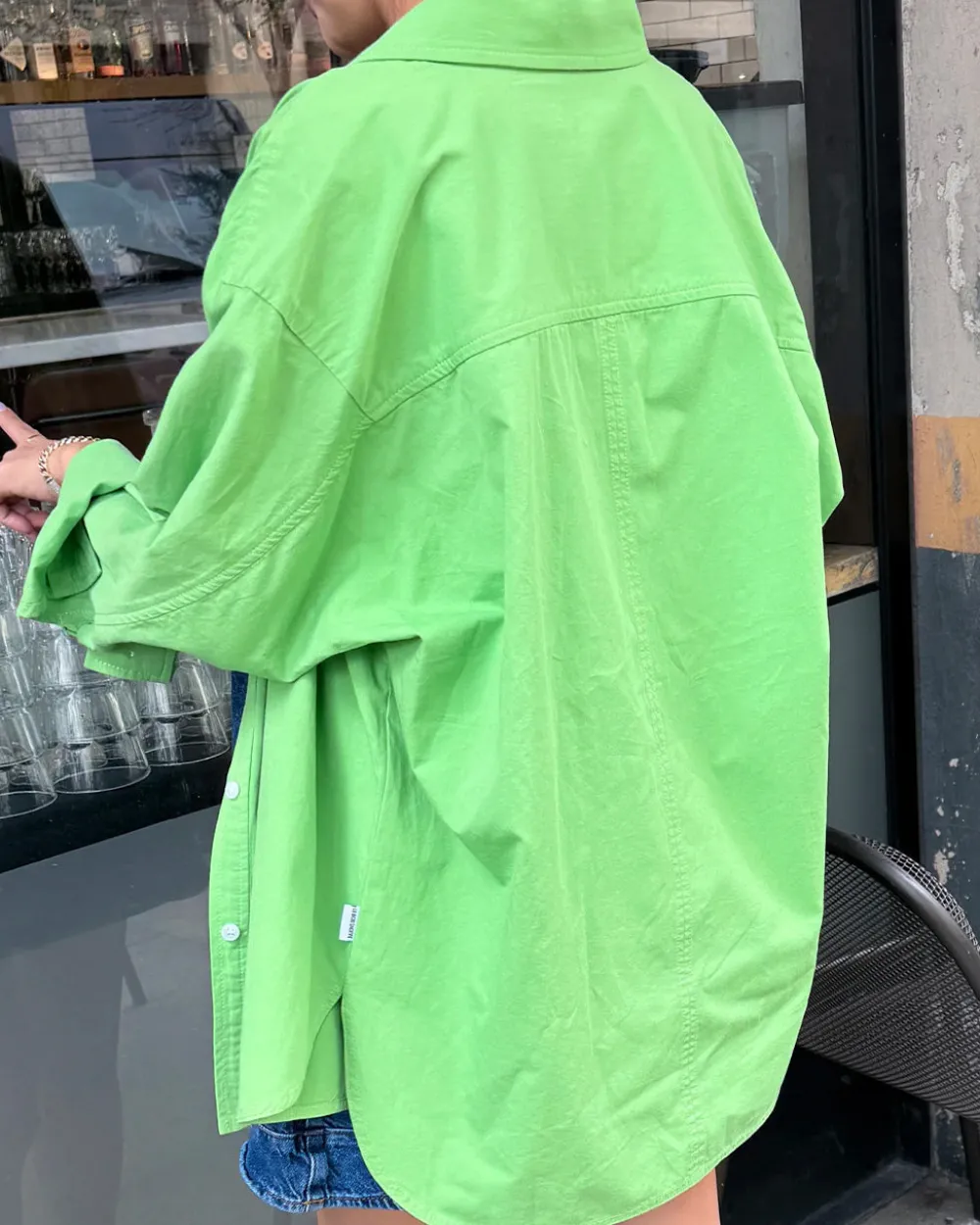 Le Bon Shoppe Light Weight Owen Shirt - Green Bud^ Tops