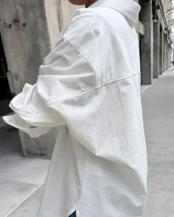 Le Bon Shoppe Light Weight Owen Shirt - White^ Tops