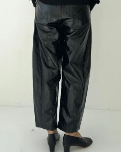 Le Bon Shoppe Liquid Nylon Arc Pants - Lacquer Black^ Bottoms