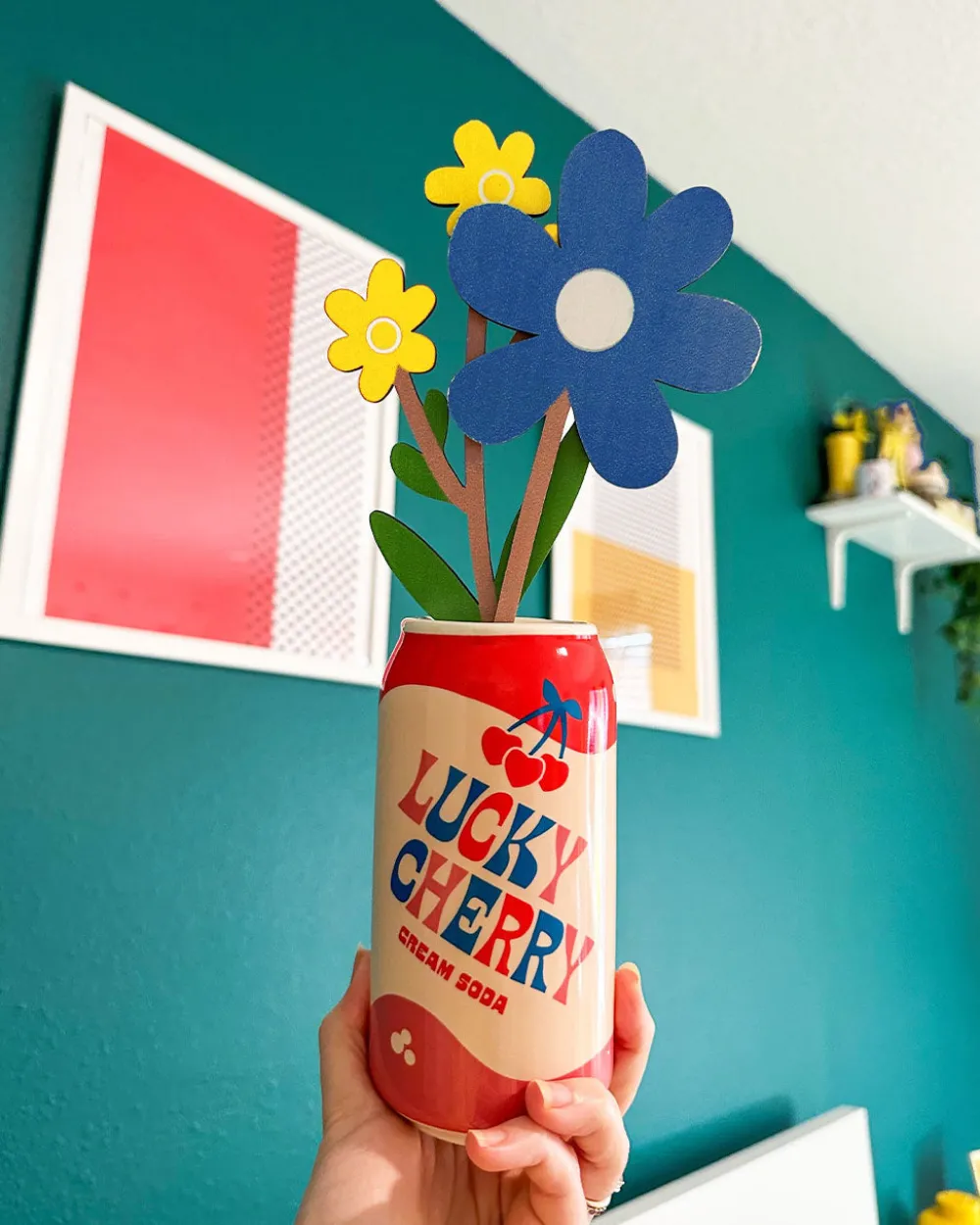 ban.do Lucky Cherry Cream Soda Vase^ Home + Décor