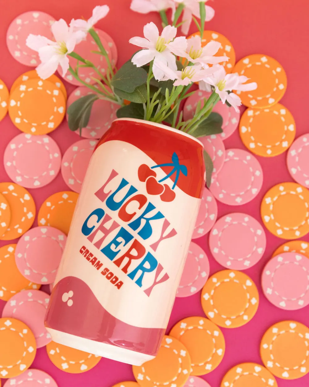 ban.do Lucky Cherry Cream Soda Vase^ Home + Décor