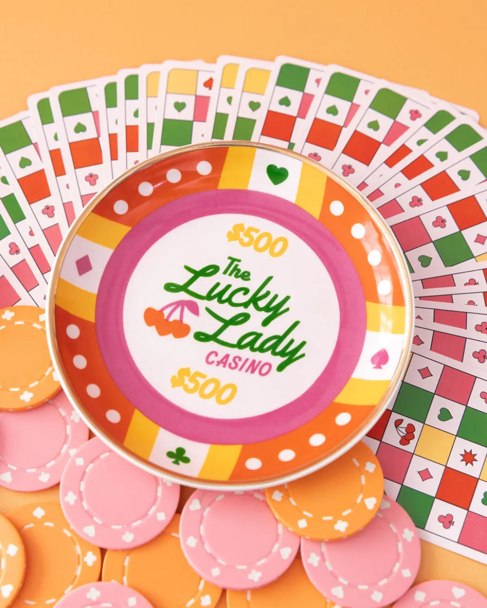 ban.do Lucky Lady Trinket Tray^ Desk Accessories