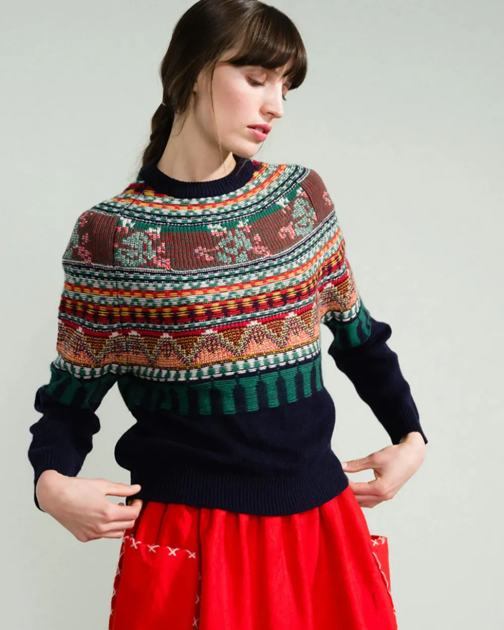 Hansel From Basel Mabel Fairisle Pullover Sweater^ Sweaters