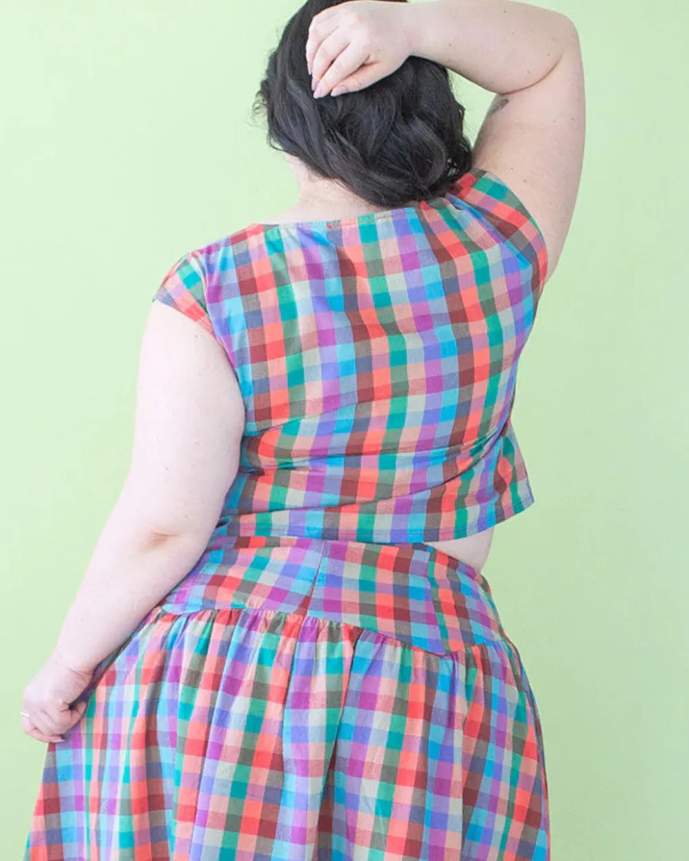 Lisa Says Gah Madeline Top - Colorburst Plaid^ Tops