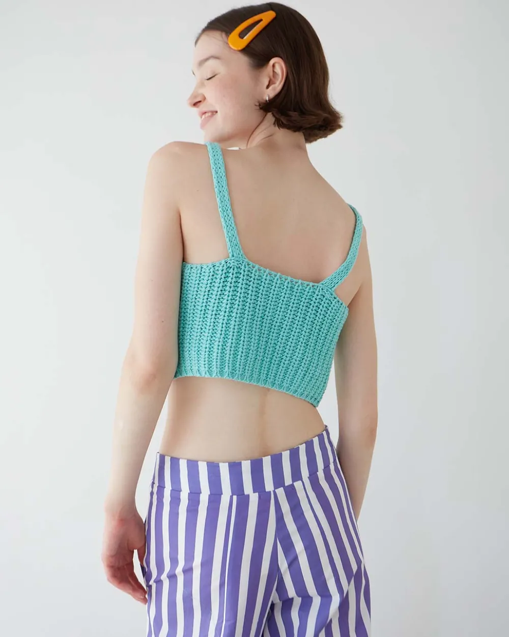 Dr. Bloom Mariquita Knitted Top - Aqua^ Tops