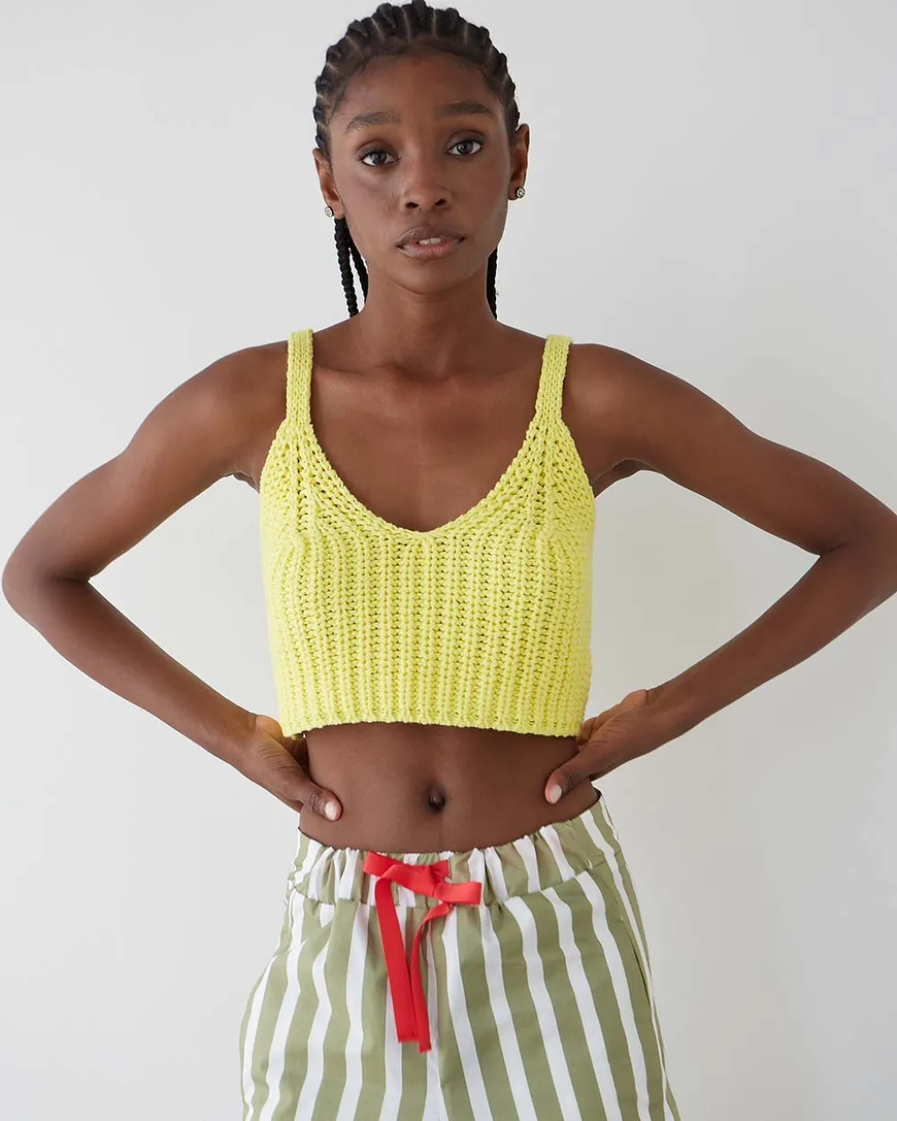 Dr. Bloom Mariquita Knitted Top - Yellow^ Tops