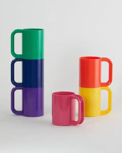 Heller Max Dinnerware Rainbow Mugs - Set of 6^ Kitchen + Bar