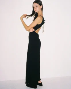 Lisa Says Gah Maya Crinkle Dress - Black^ Dresses + Jumpsuits