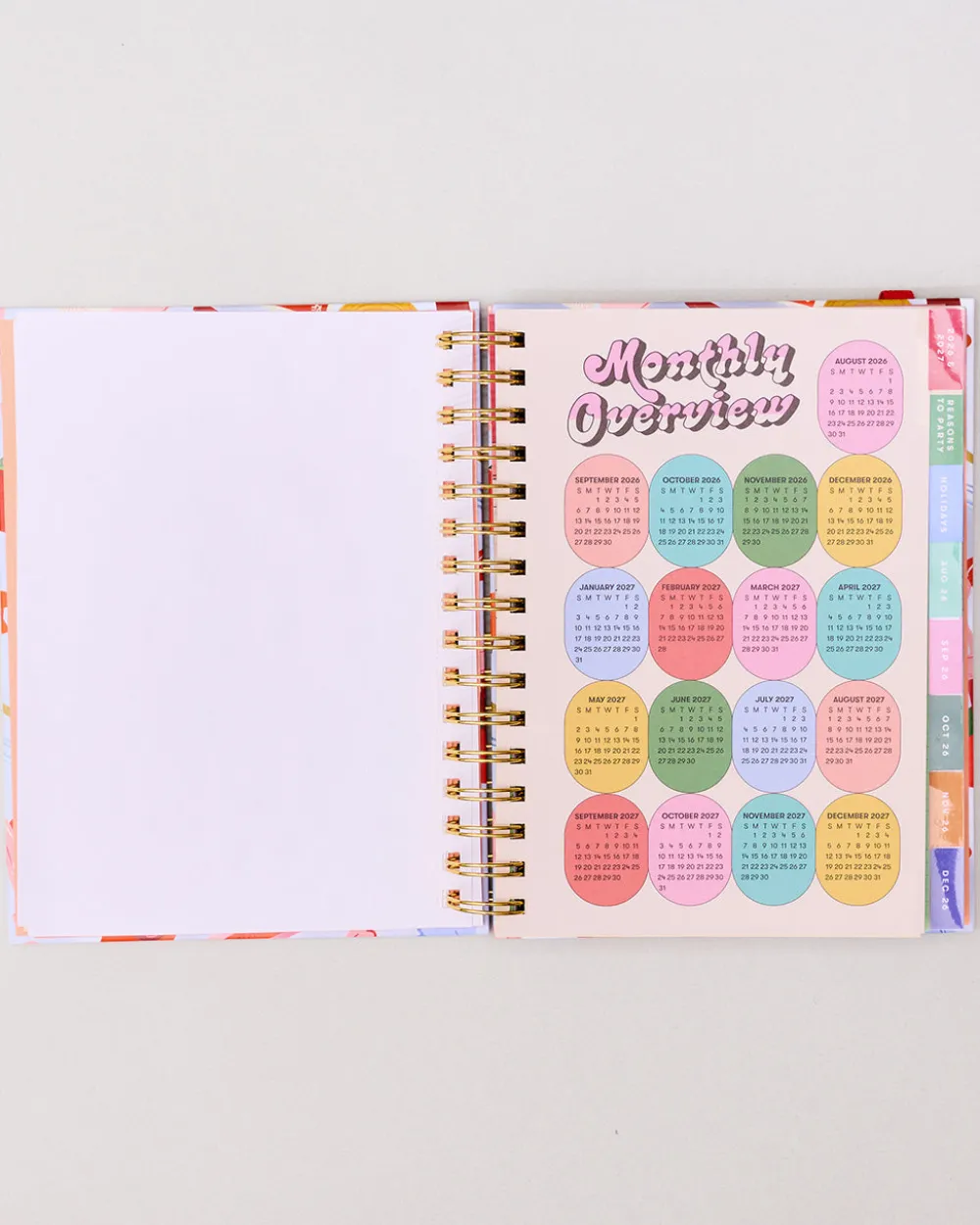 ban.do Medium 17-Month Academic Planner - Oil Paint Floral^ Planners + Calendars