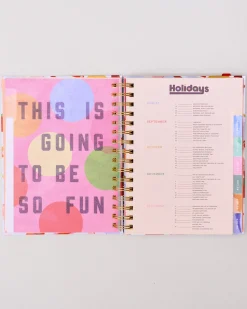 ban.do Medium 17-Month Academic Planner - Oil Paint Floral^ Planners + Calendars