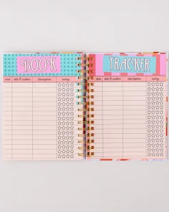ban.do Medium 17-Month Academic Planner - Pink Tile Floral^ Planners + Calendars