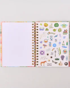 ban.do Medium 17-Month Academic Planner - Pink Tile Floral^ Planners + Calendars