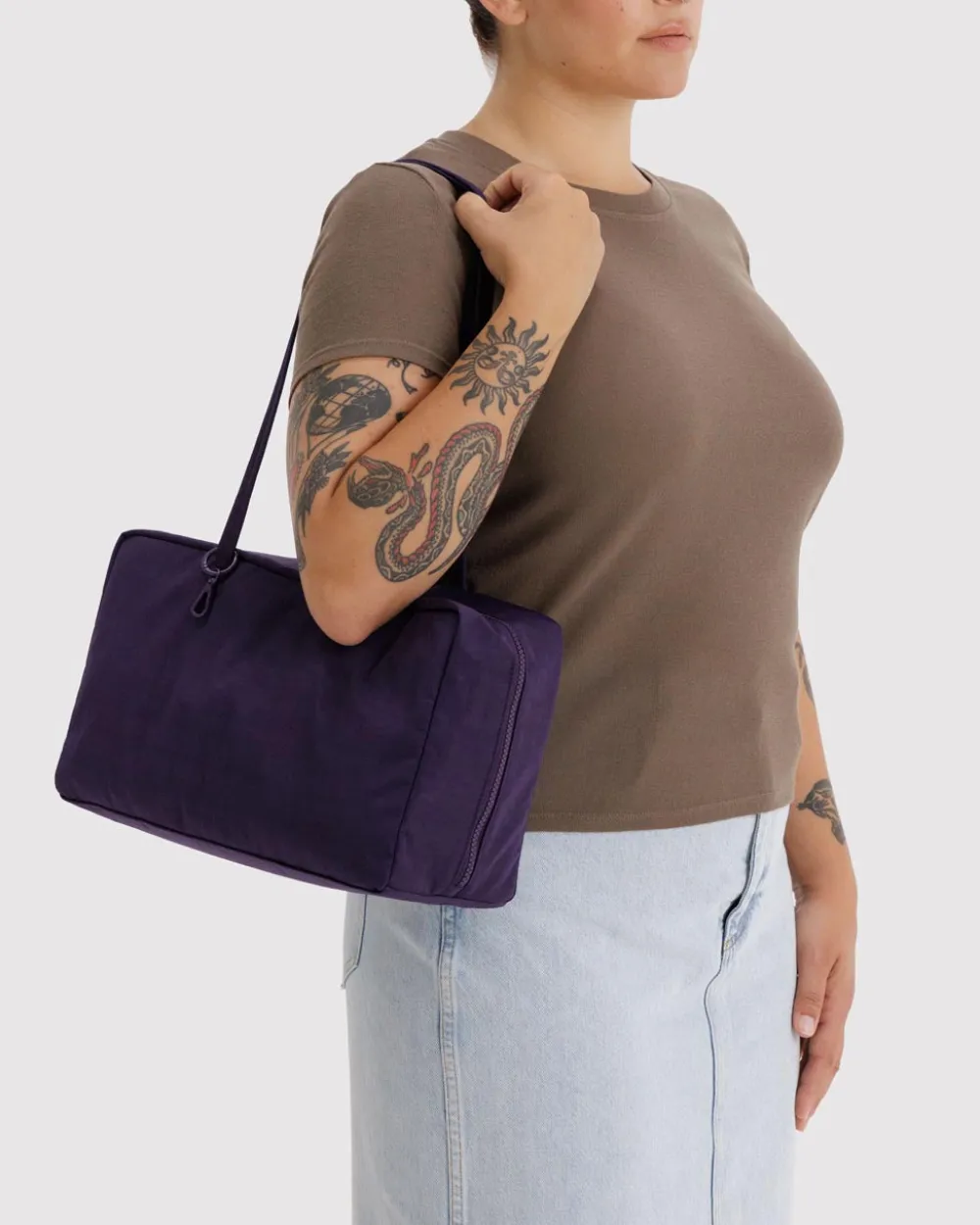 Baggu Medium Nylon Bowler Bag - Fig^ Bags