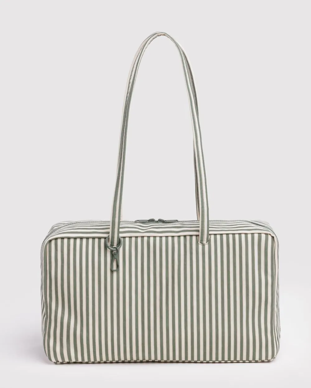Baggu Medium Nylon Bowler Bag - Sage Stripe^ Bags