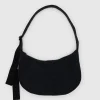 Baggu Medium Nylon Crescent Bag w/ Key Leash - Black^ Bags