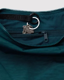 Baggu Medium Nylon Crescent Bag w/ Key Leash - Deep Sea^ Bags