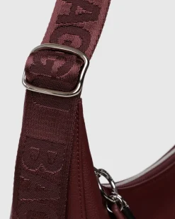 Baggu Medium Recycled Leather Crescent Bag - Mahogany^ Bags