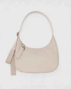 Baggu Medium Recycled Leather Crescent Bag - Stone^ Bags
