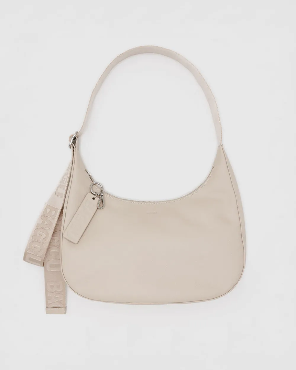 Baggu Medium Recycled Leather Crescent Bag - Stone^ Bags