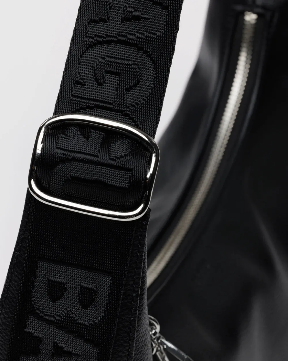 Baggu Medium Recycled Leather Crescent Bag - Black^ Bags