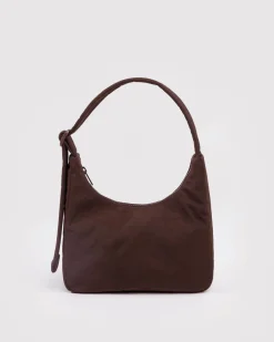 Baggu Mini Nylon Shoulder Bag - Coffee^ Bags