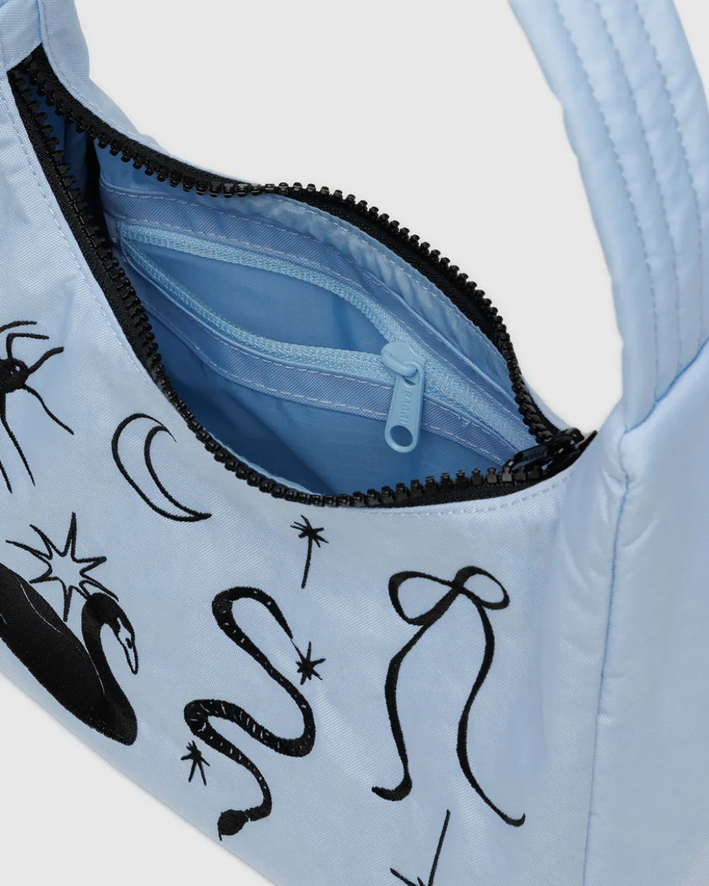 Baggu Mini Nylon Shoulder Bag - Embroidered Ballet Icons^ Bags