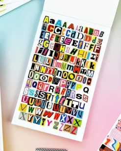 Pipsticks Mix & Match Junk Journal Sticker Book^ Stickers + Tape