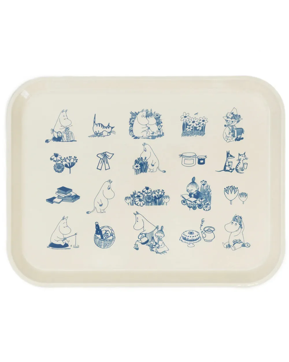 Three Potato Four Moomin Moominvalley Large Tray^ Home + Décor