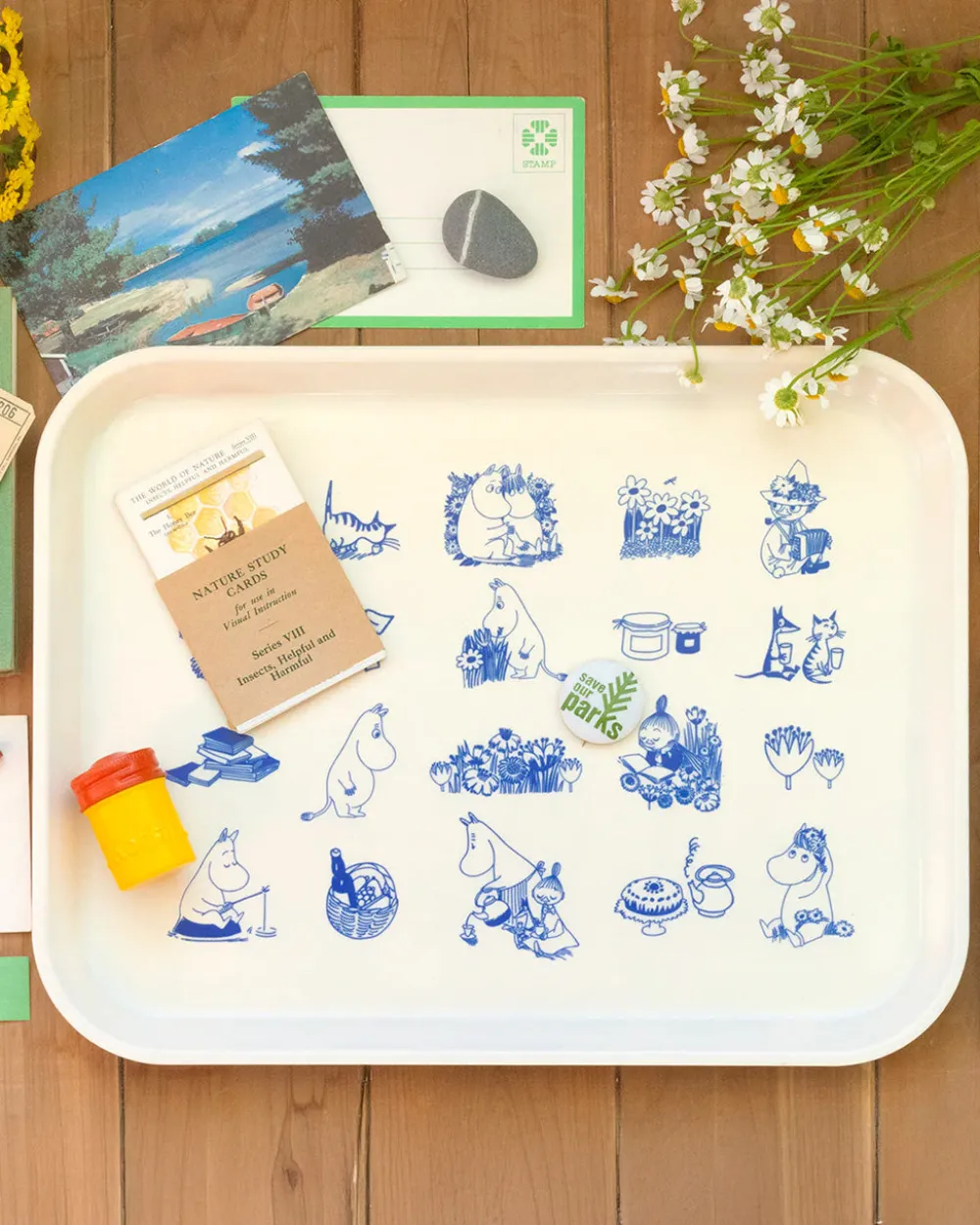 Three Potato Four Moomin Moominvalley Large Tray^ Kitchen + Bar